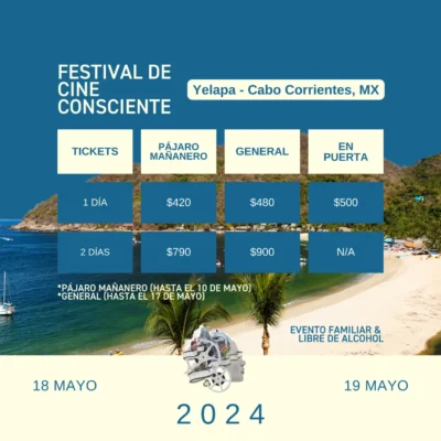 HORARIOS FESTIVAL DE CINE CONSCIENTE @ 2024